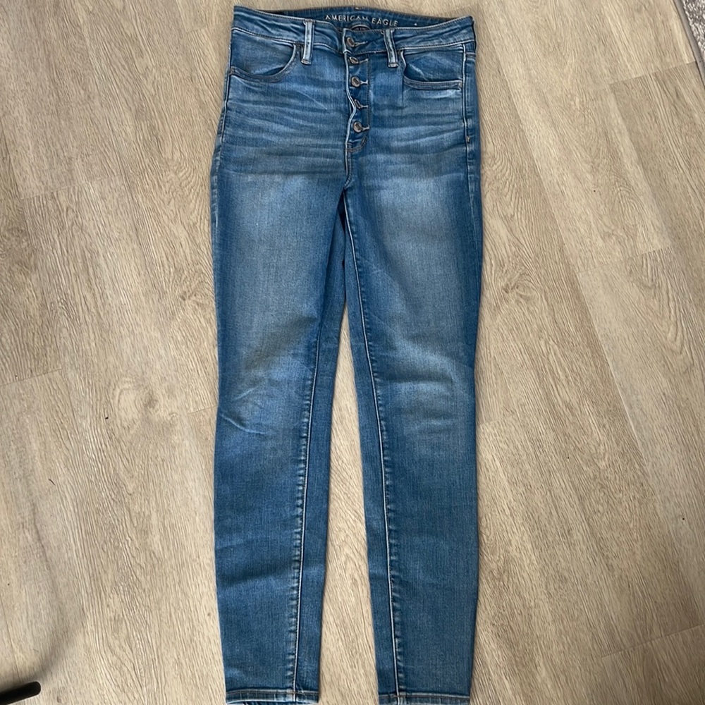 American Eagle super hi-rise jegging